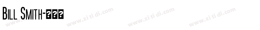 Bill Smith字体转换